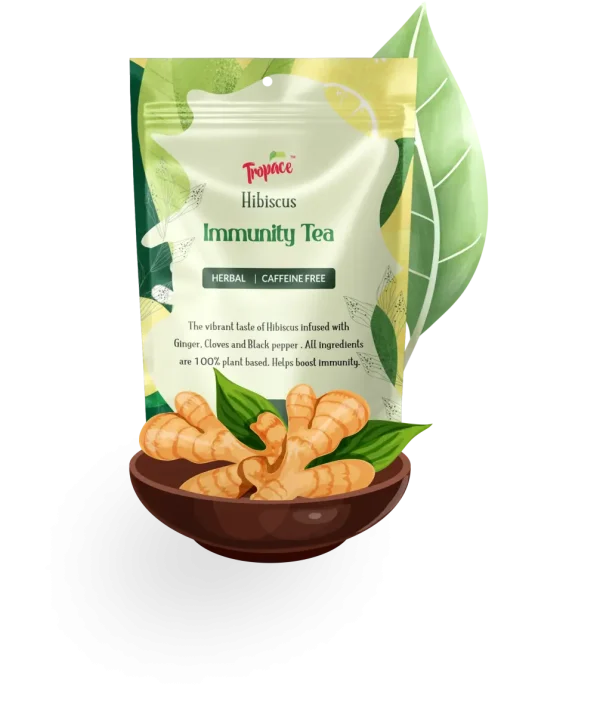 Tropace Hibiscus Immunity Tea - Image 2