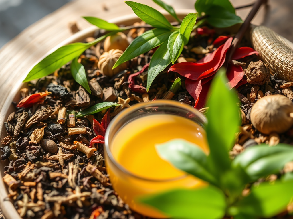 Immunity tea blend with African herbs