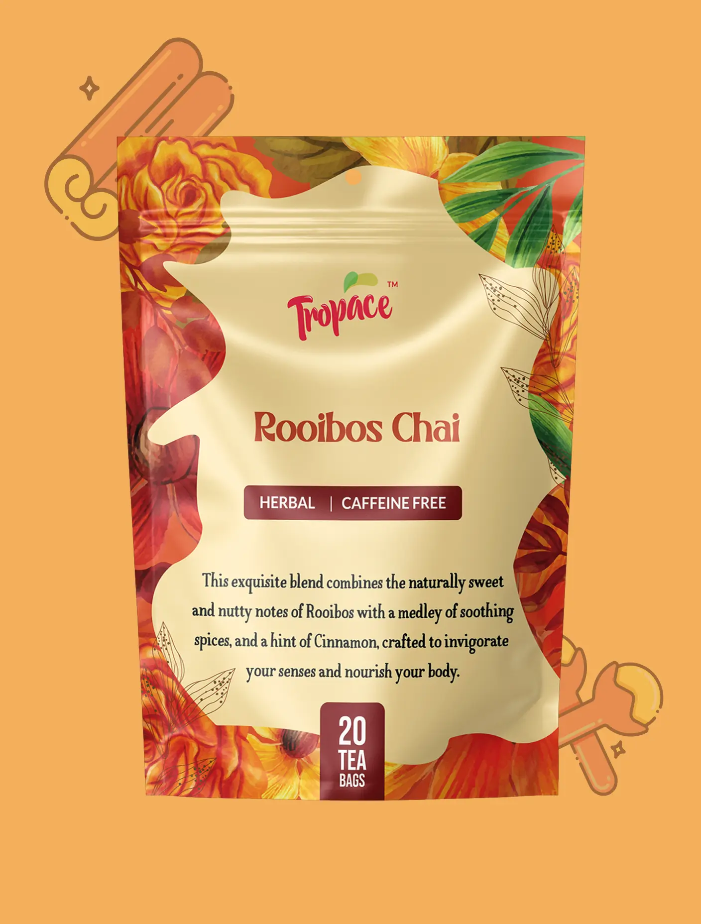 Caffeine-Free Comfort Blend with Rooibos, Cinnamon & Clove